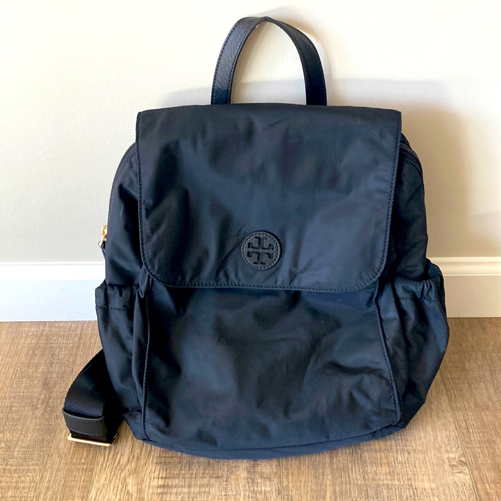 Tory Burch backpack diaper bag!